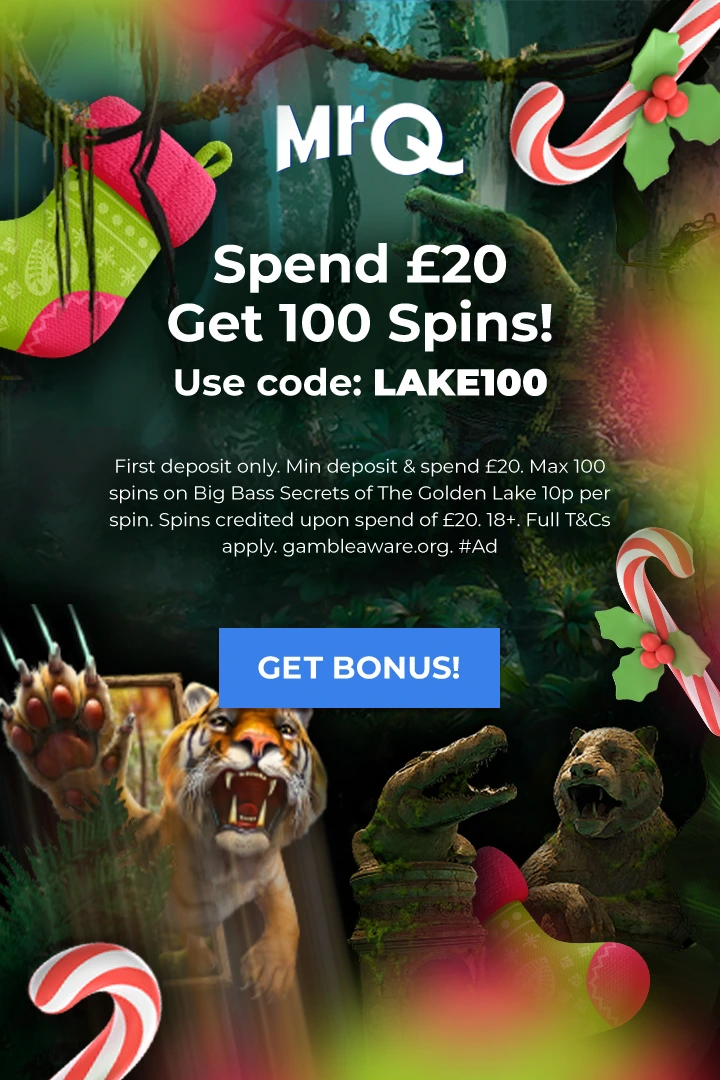 100 Free Spins<br>No Wagering On Winnings