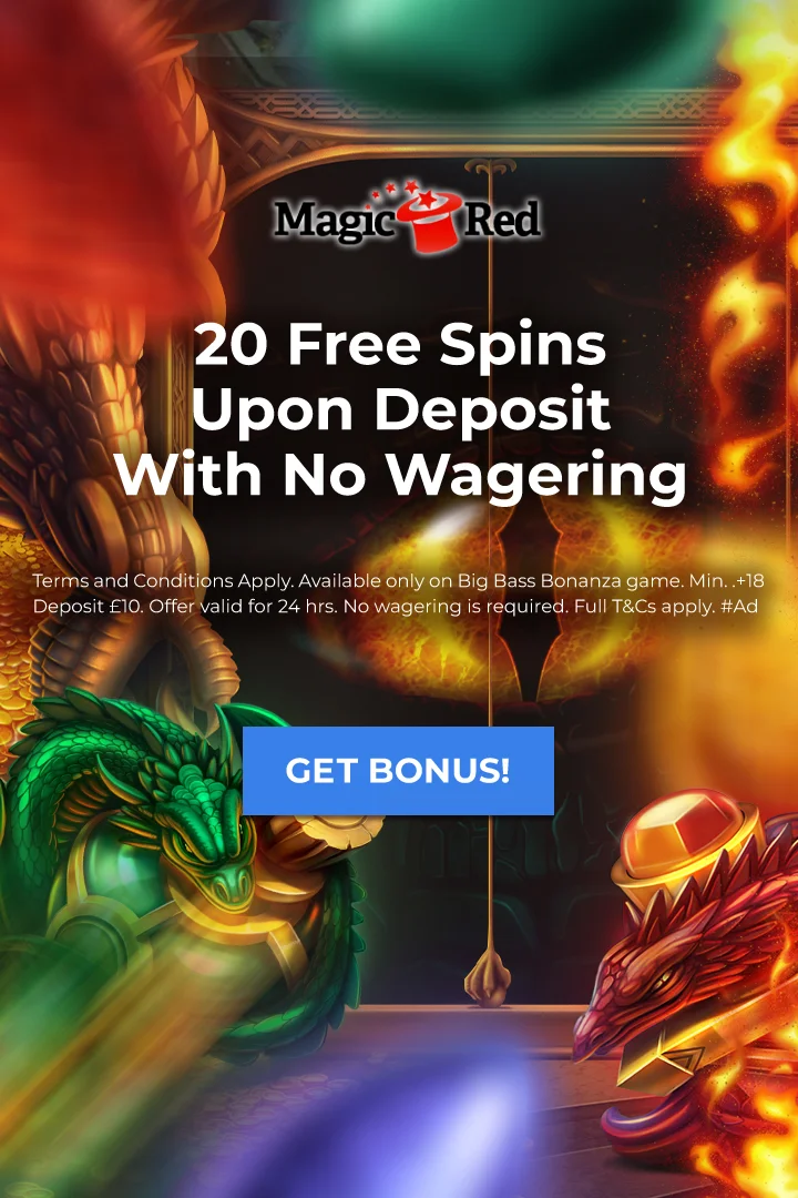20 Free Spins Upon Deposit<br>With No Wagering