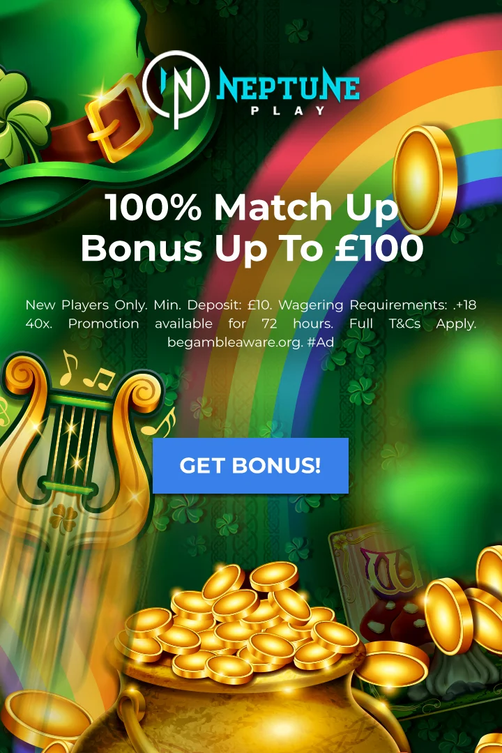  100% Match Up Bonus Up To £100