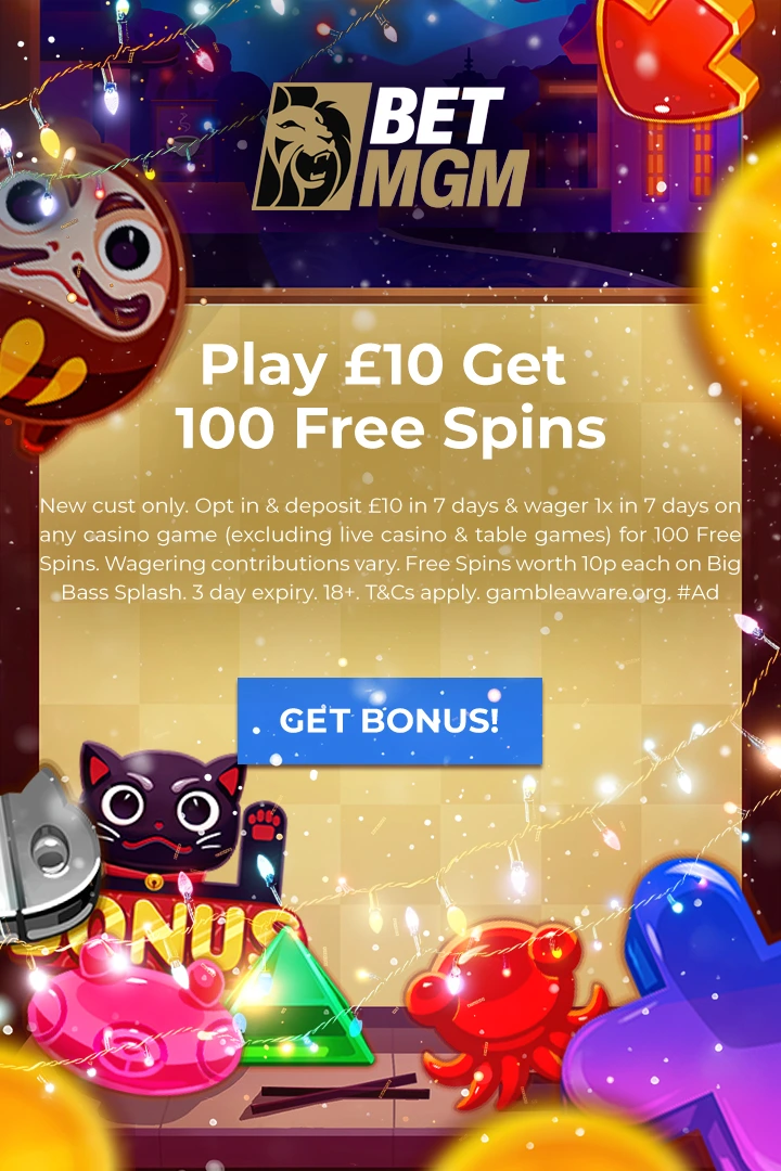 100 Free Spins When You Play £10
