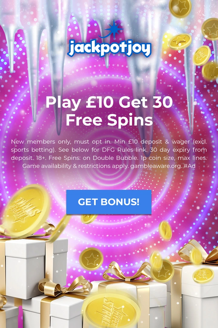 Play £10 Get 30 Free Spins